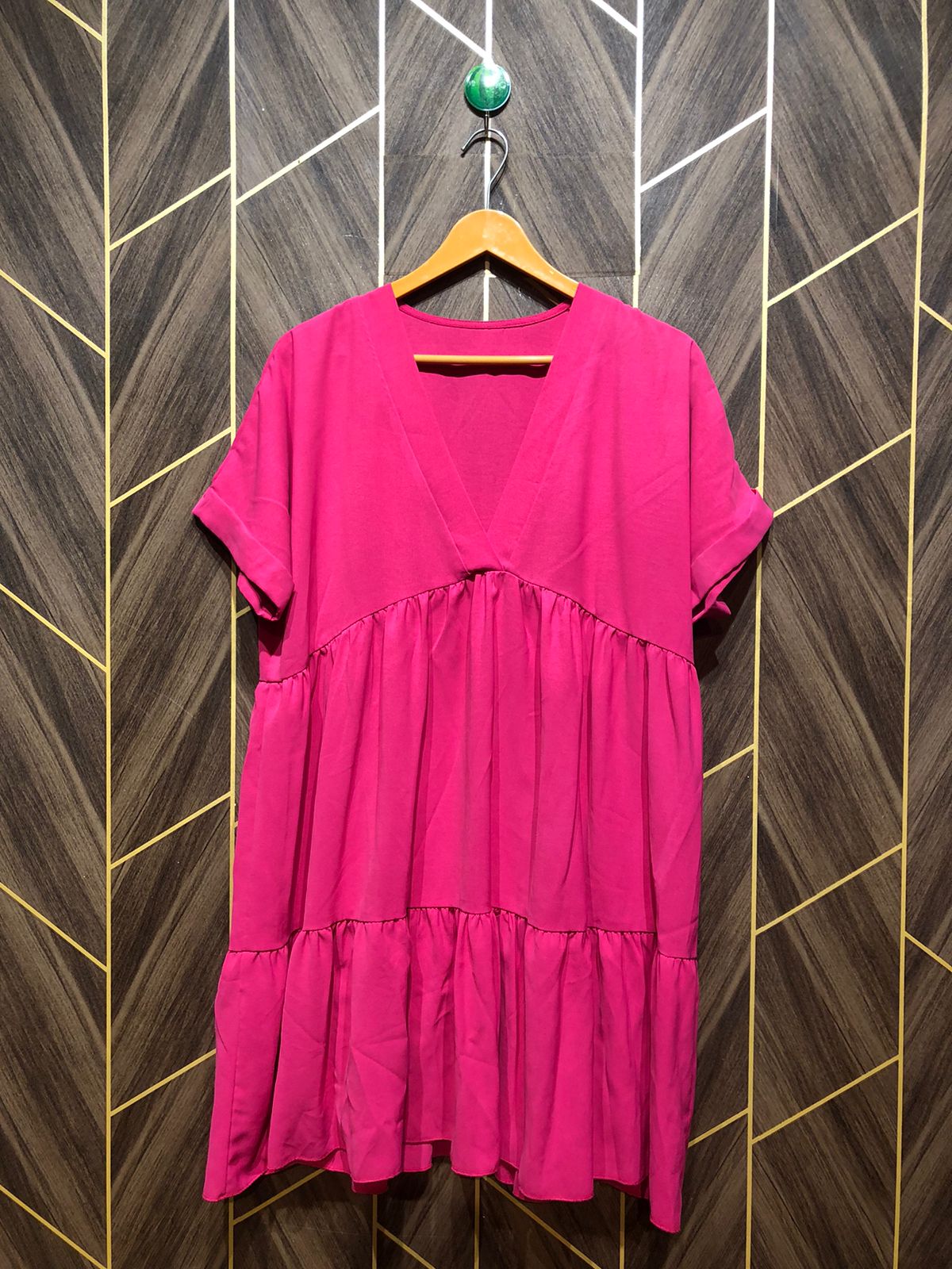 Women Long Shirt Chiffon X Large | Chest 22 | Length 35
