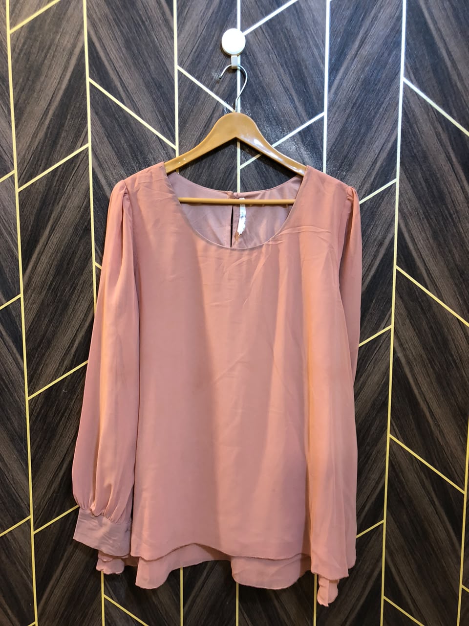 Western Top Chiffon – Large Size (Chest: 20, Length: 28 )