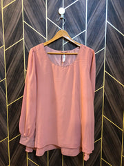 Western Top Chiffon – Large Size (Chest: 20, Length: 28 )