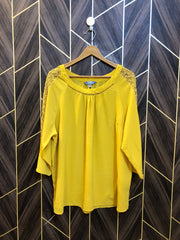 Western Top Chiffon – 1XL Size (Chest: 23, Length: 28  )