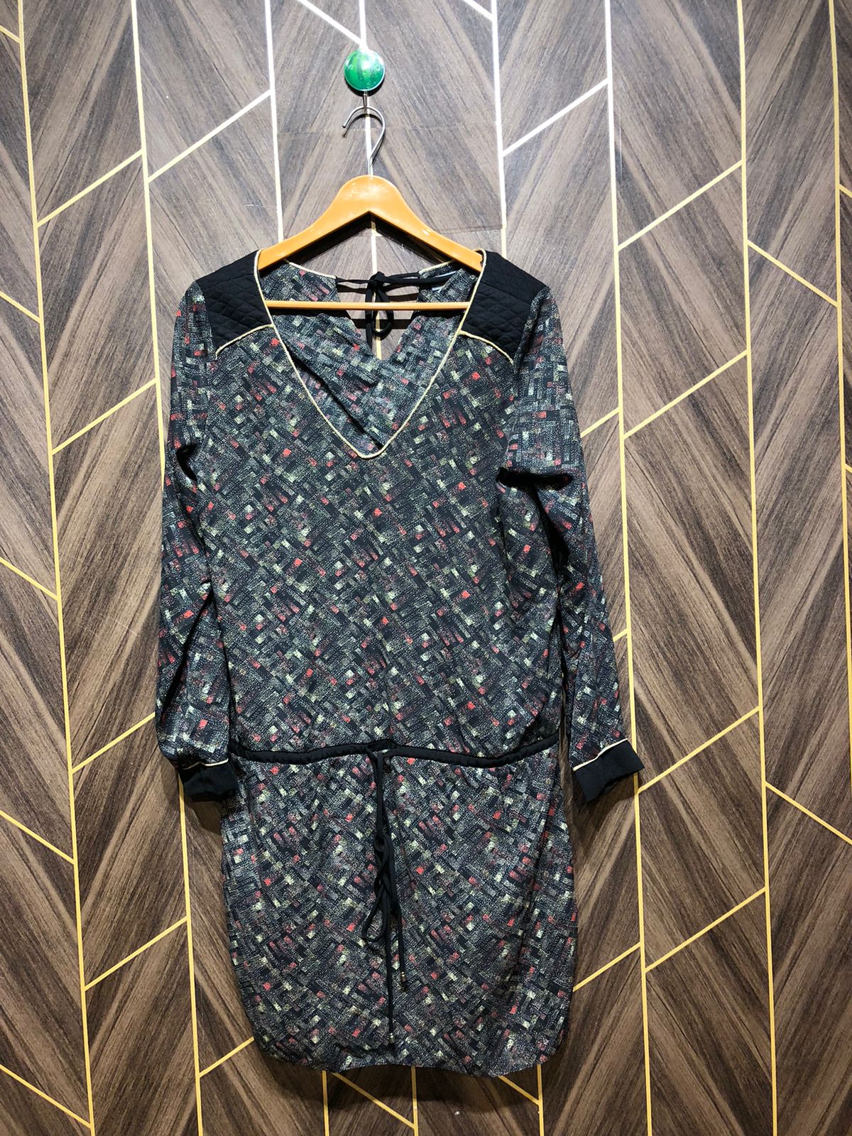 Women Long Shirt Chiffon Medium | Chest 19 | Length 36