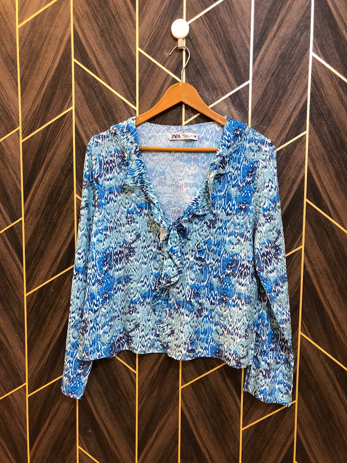 Western Top crop Linen – Small Size (Chest: 18, Length: 21 )