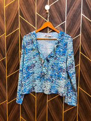 Western Top crop Linen – Small Size (Chest: 18, Length: 21 )