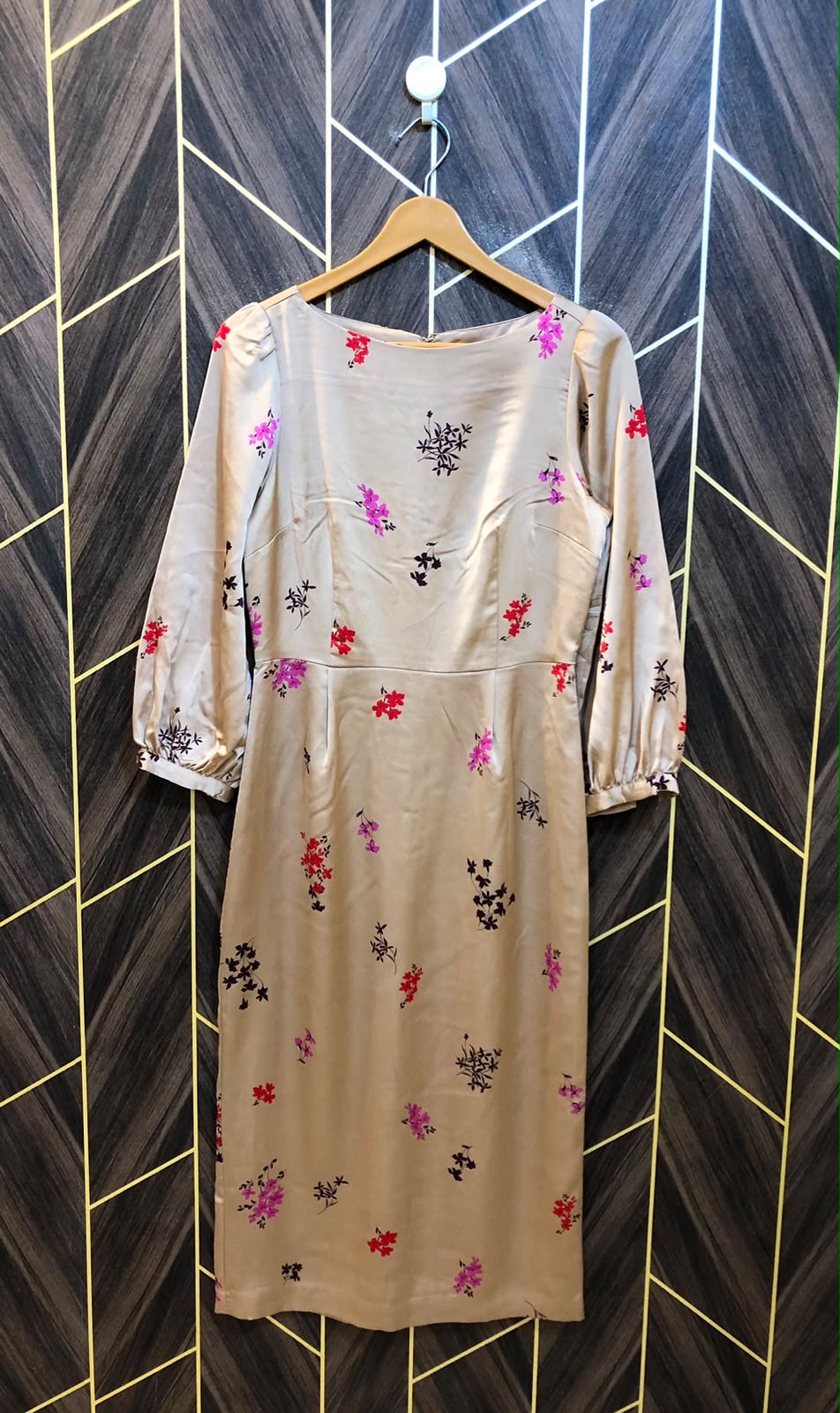 Western Long Maxi Silk Small | Size | Chest 18 | Length 46