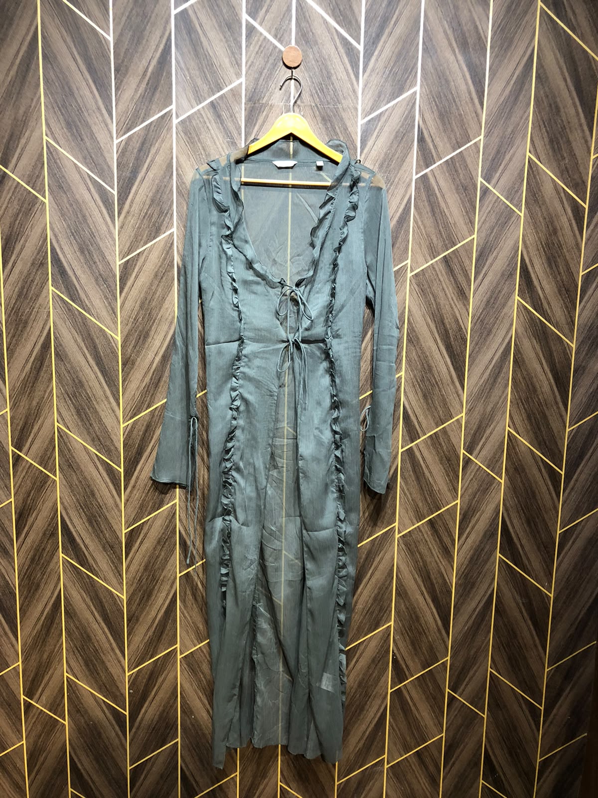 Western Long Maxi Chiffon goan  Small | Size | Chest 18 | Length 56