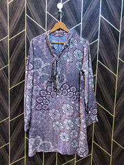 Women Long Shirt Linen 1XL | Chest 23 | Length 35