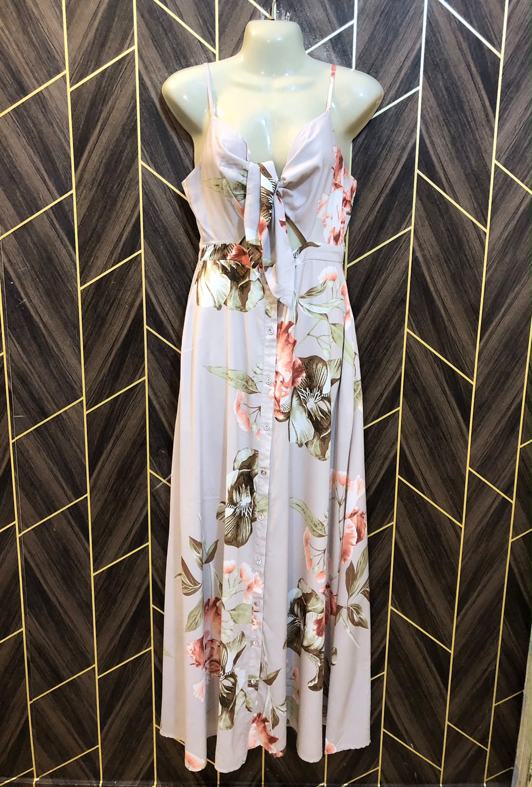Western Long Maxi Chiffon Small | Size | Chest 18 | Length 57