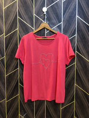 T-Shirt Jersey Large Size Length 25