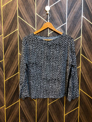 Western Top Chiffon – Large Size (Chest: 21  , Length: 23 )