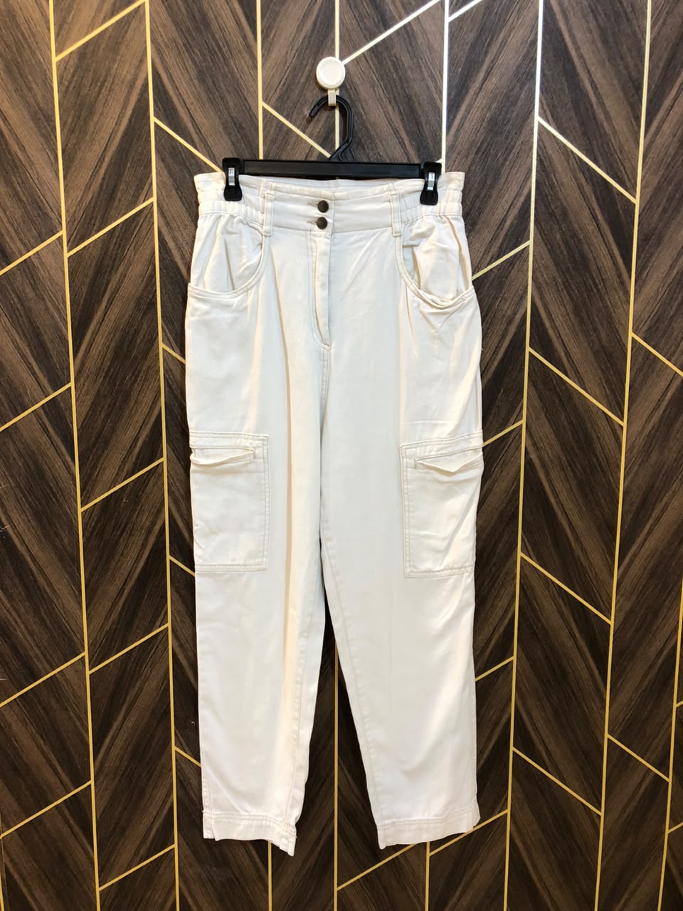 Women High Waist Wide Leg Cargo Jeans Medium | Waist 30 | Length 40