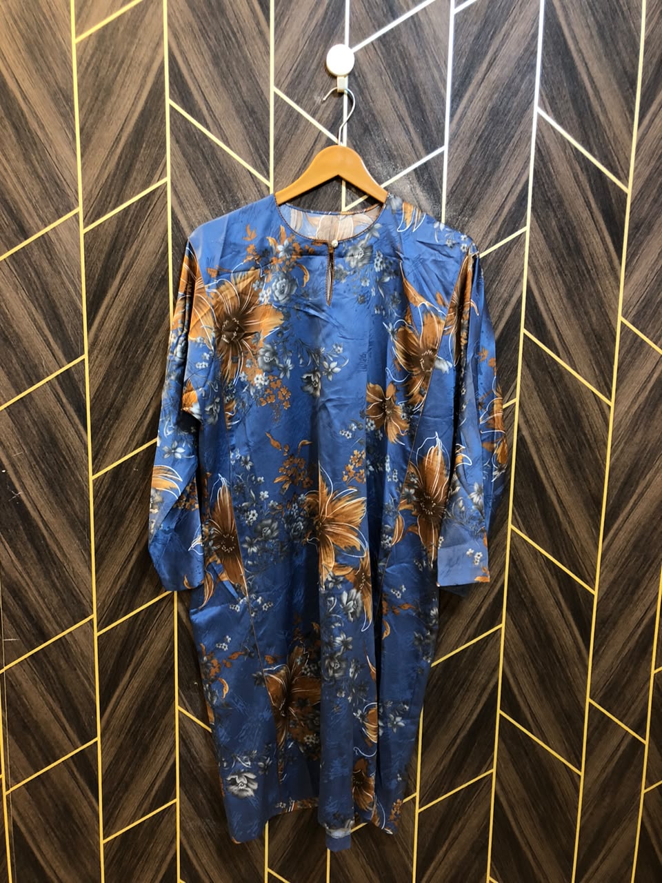 Women Silk Cord Set baggy | Shirt Chest 19 | Shirt Length 38  | Skirt Waist 30 | Skirt Length 38