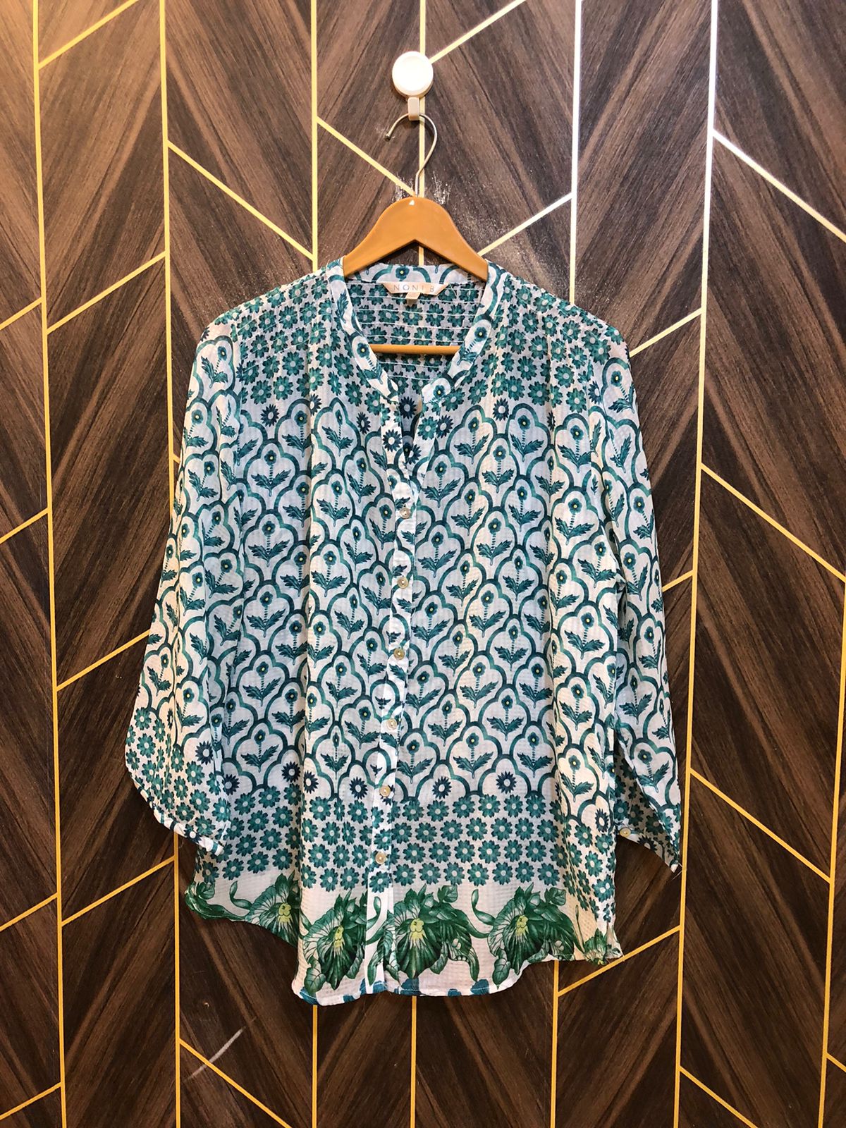 Western Top Chiffon (See Through) – X-Large Size (Chest: 22, Length: 28 )