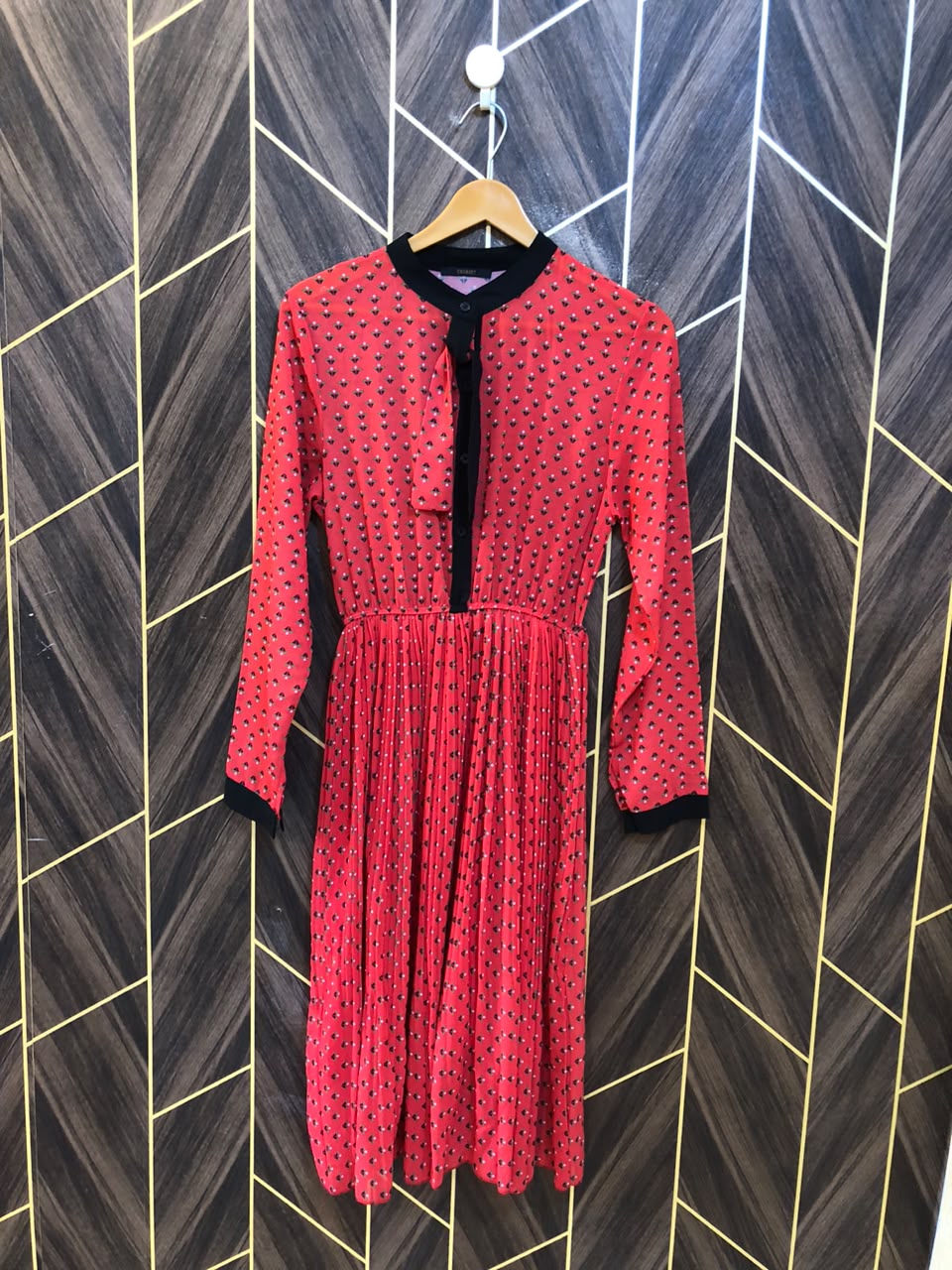 Women Long Shirt Chiffon Small | Chest 18 | Length 42