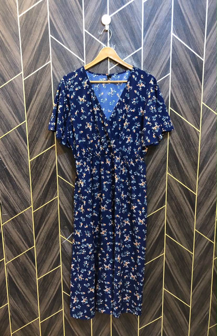 Western Long Maxi Silk Large | Size | Chest 21 | Length 46