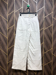 Women Wide Leg Jeans Small Size High Waist 26 Length 39