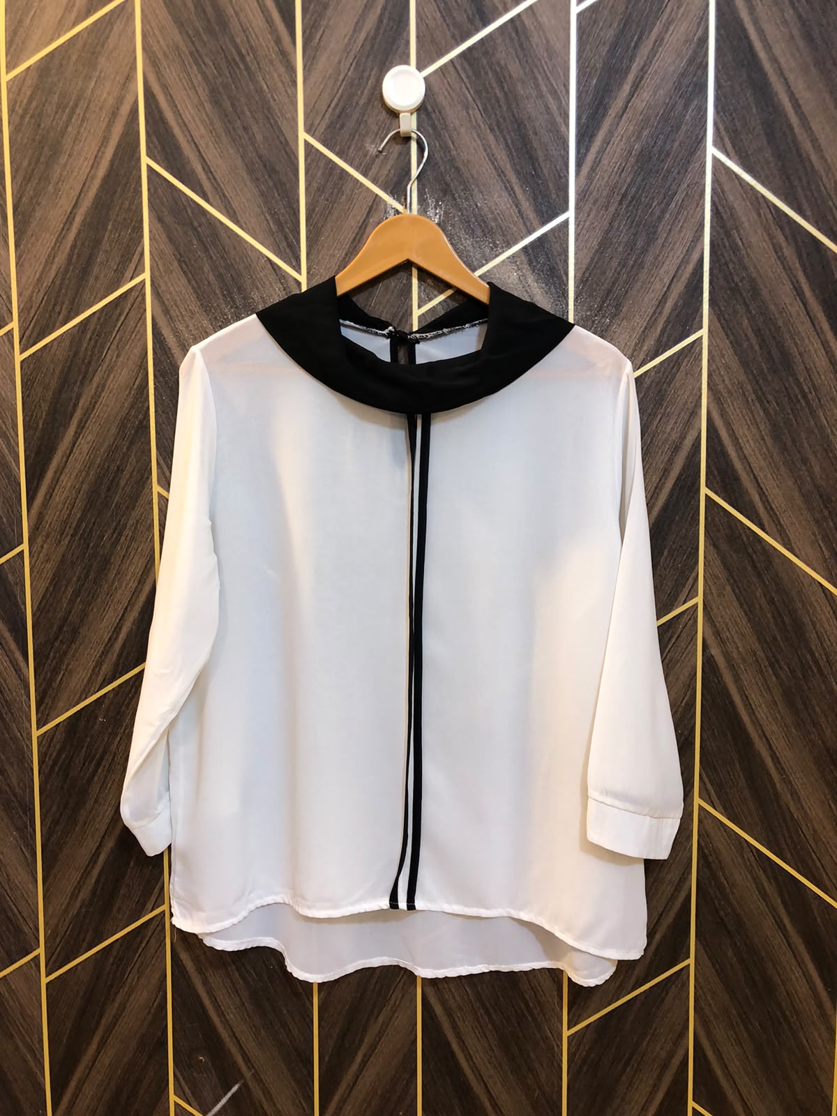 Western Top Chiffon – Large Size (Chest: 21 , Length: 25 )
