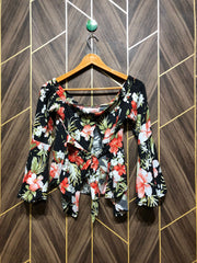 Trendy Silk CropTop Size Small
