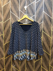 Western Top Chiffon – 1XL Size (Chest: 23, Length: 27  jersey  )