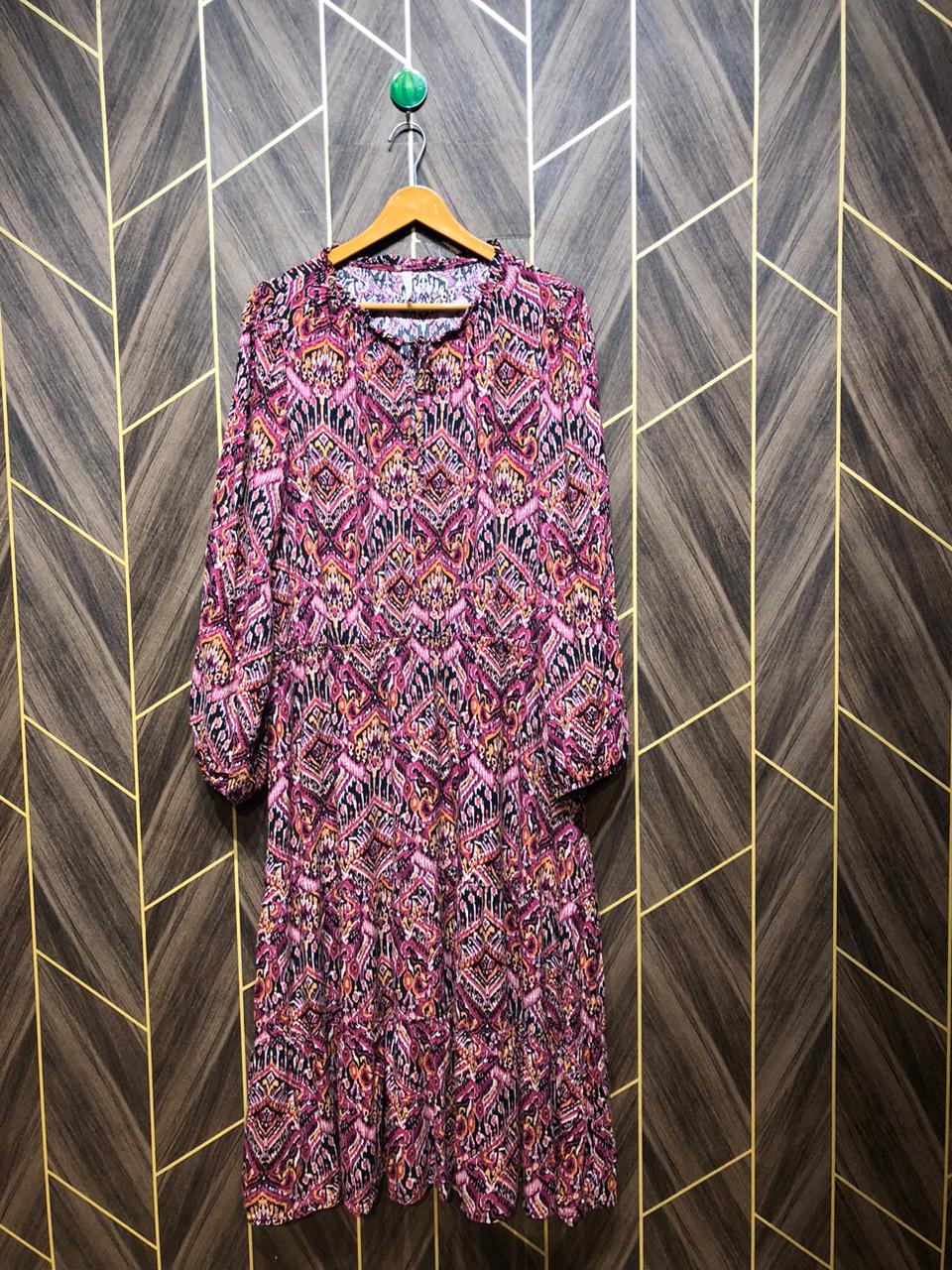 Western Long Maxi Linen X Large | Size | Chest 23 | Length 49