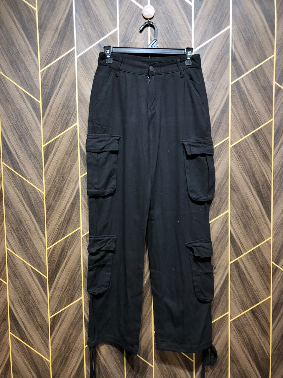 Women Wide Leg Cargo Jeans Small | Waist 28 | Length 40