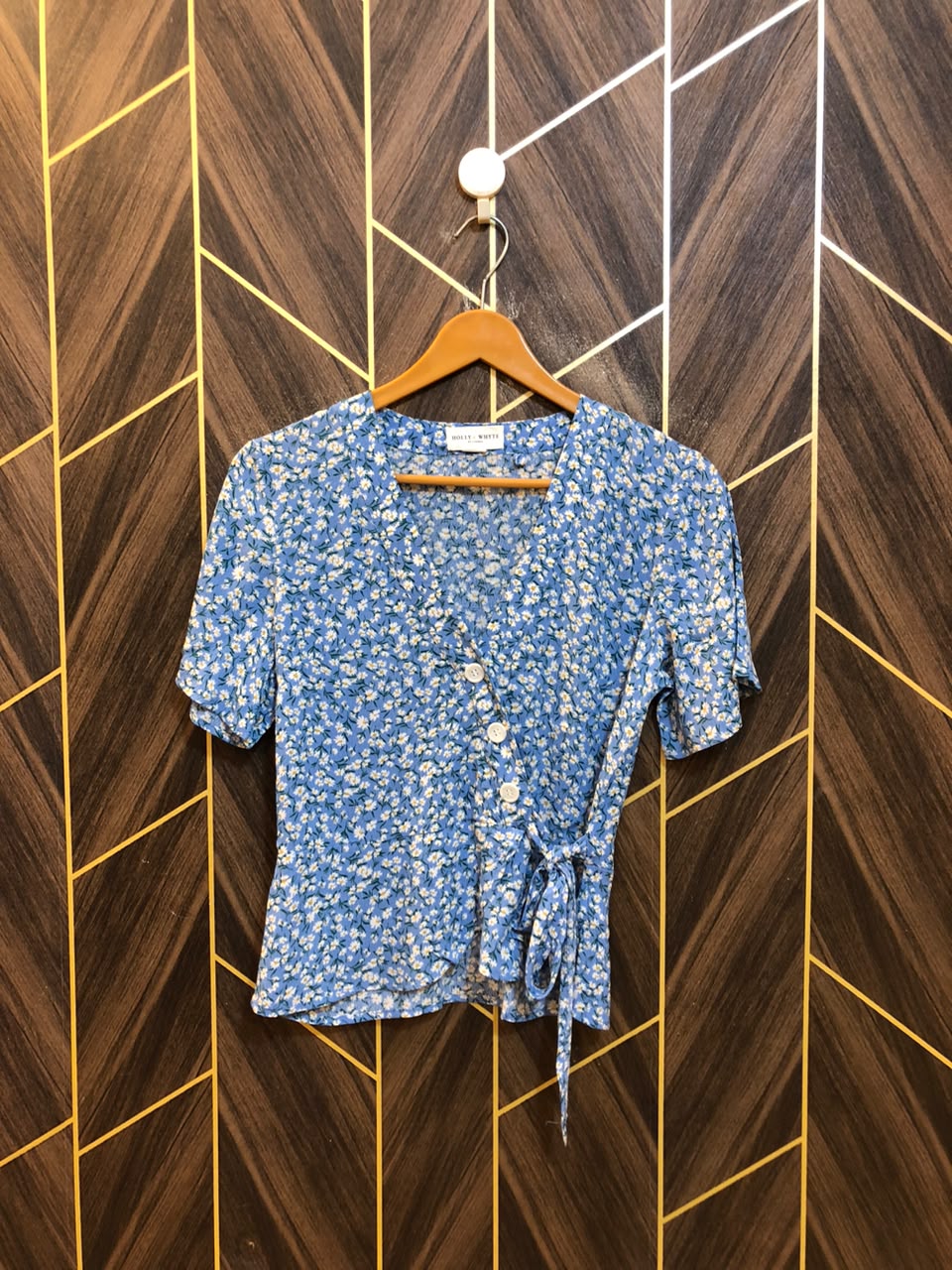 Trendy Chiffon CropTop Size Small