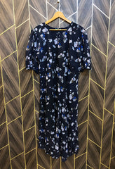 Western Long Maxi Chiffon Large | Size | Chest 20 | Length 49