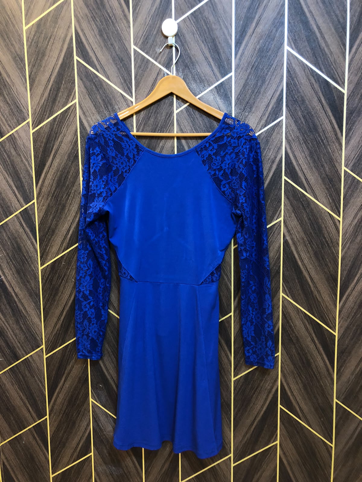 Mini Dress Net Jersey Medium Size Chest 19 Length 37