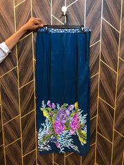 Women Linen Cord Set | Shirt Chest 22 | Shirt Length 38| Skirt Waist 34  | Skirt Length 42