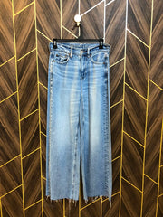 Women High Waist Wide Leg Jeans Small | Waist 28 | Length 40