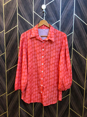 Western Top Chiffon – Large Size (Chest: 21  , Length: 28  )