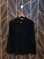 Western Top Chiffon (See Through) – Medium Size (Chest: 19, Length: 26 )