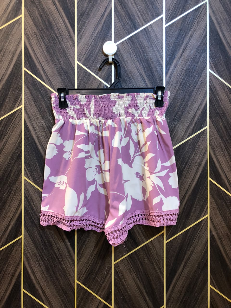 Women Mini Shorts Silk Small | Size Waist 28