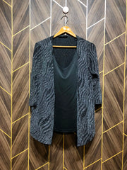 Mini Party Dress shrug jersey  Large Size Chest 20 Length 29