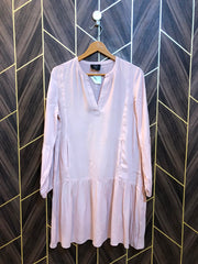 Women Long Shirt Chiffon Large | Chest 20 | Length 35