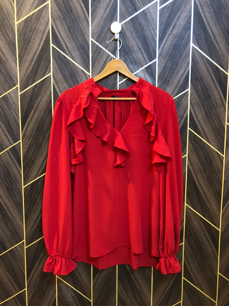 Western Top Chiffon – Large Size (Chest: 21 , Length: 29  )