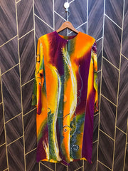 Women Chiffon Cord Set baggy  | Shirt Chest 19 | Shirt Length 45  | Skirt Waist 30 | Skirt Length 40