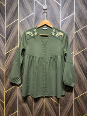 Western Top Chiffon – Small Size (Chest: 18, Length:  25 )