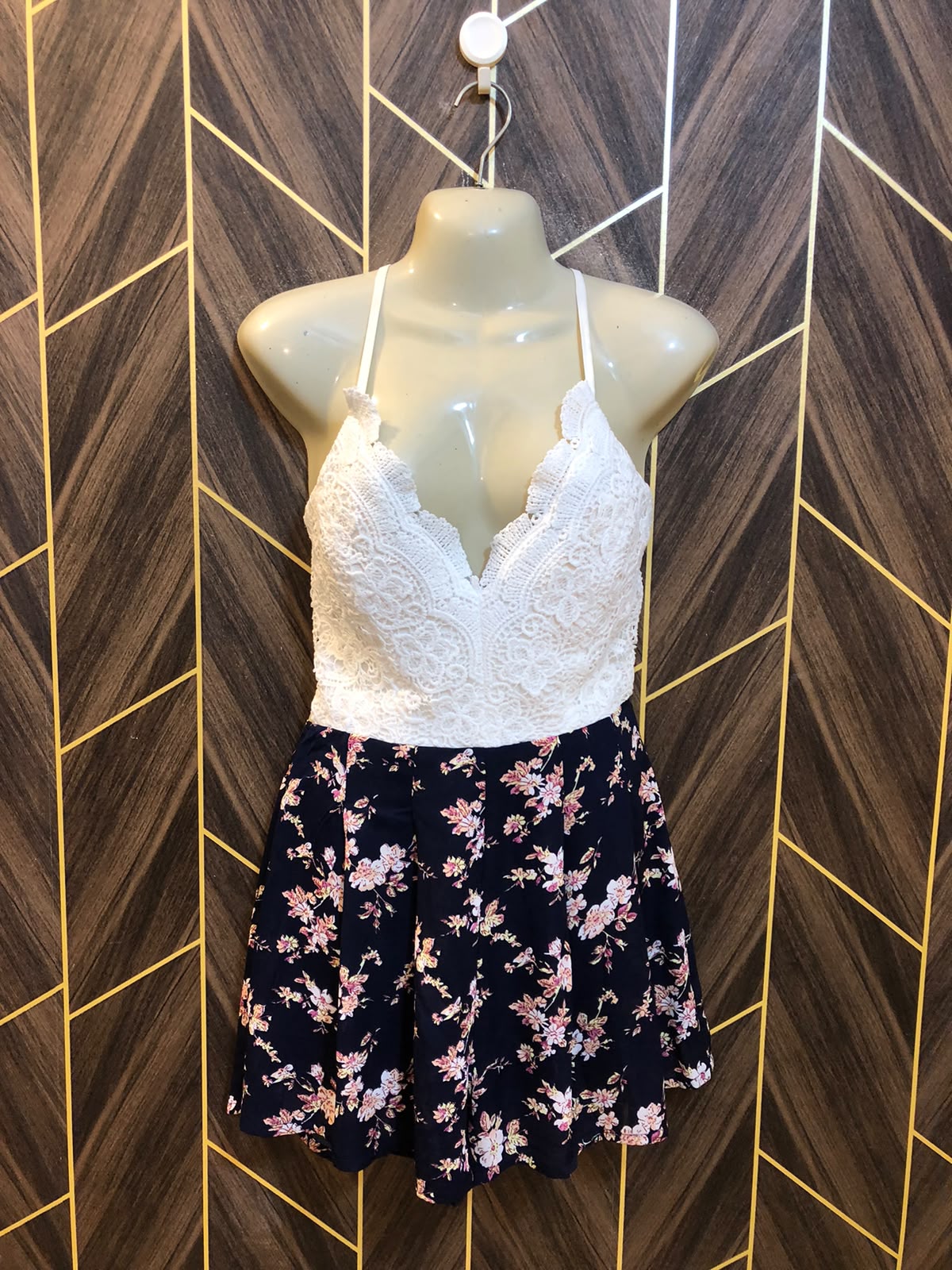 Mini Dress Chiffon X Small Size Chest 17 Length 32