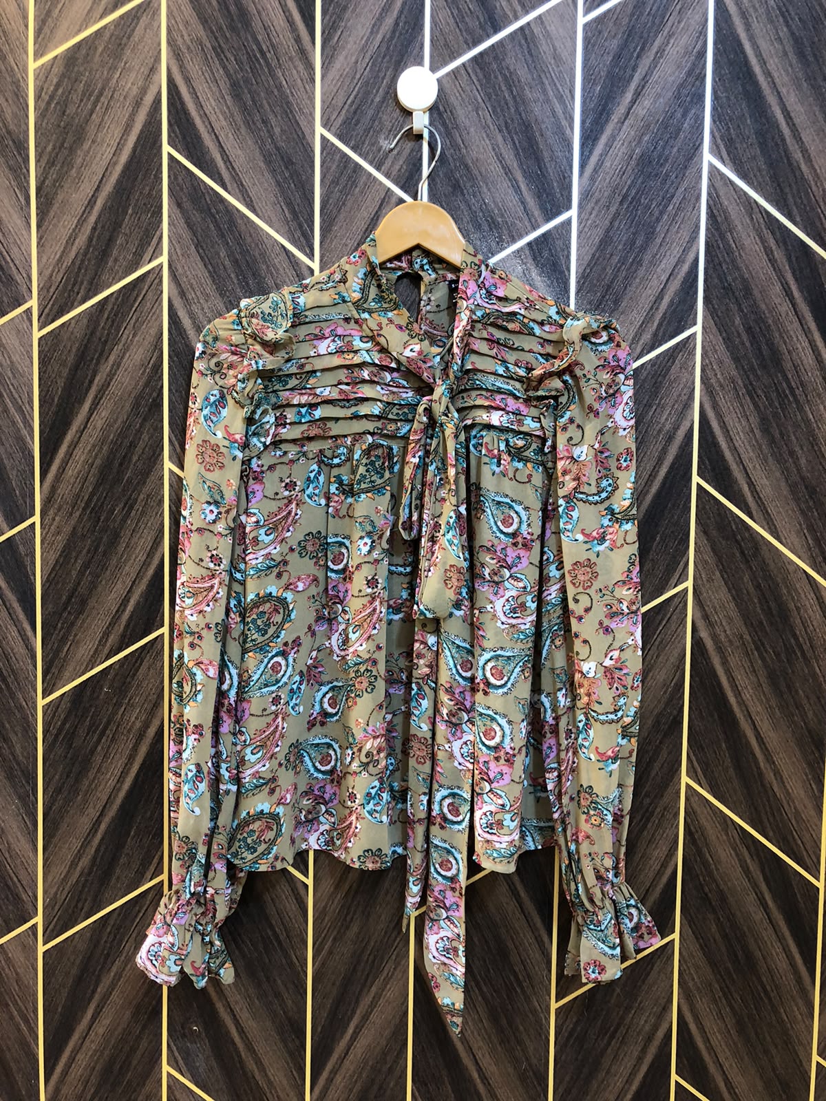 Western Top Chiffon – Large Size (Chest: 20, Length: 23 )