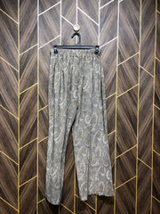 Western Jersey Plazo X Small to Small | Size Waist 26–28 | Length 39