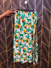 Women Chiffon Cord Set | Shirt Chest 20 | Shirt Length 39 | Skirt Waist 32 to 34 | Skirt Length 39