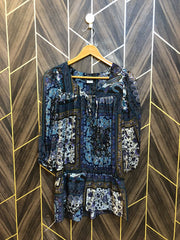 Western Top Chiffon (See Through) – X-Large Size (Chest: 22, Length: 30 )