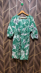 Mini Dress Cotton Small Size Chest 19  Length 36