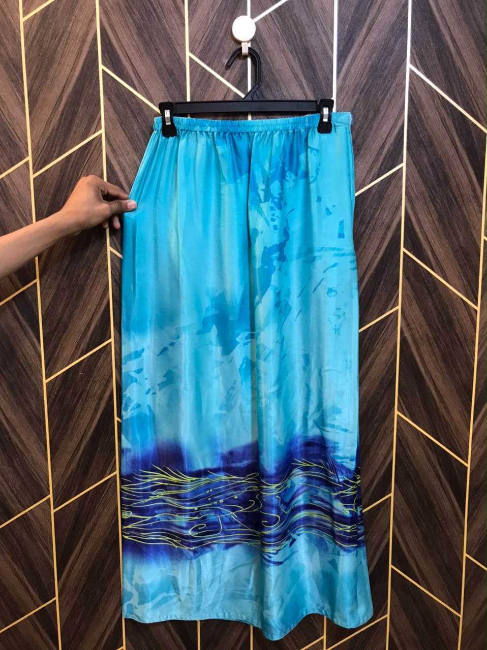 Women Silk Cord Set baggy  | Shirt Chest 19 | Shirt Length 35 | Skirt Waist 28 to 30| Skirt Length 38