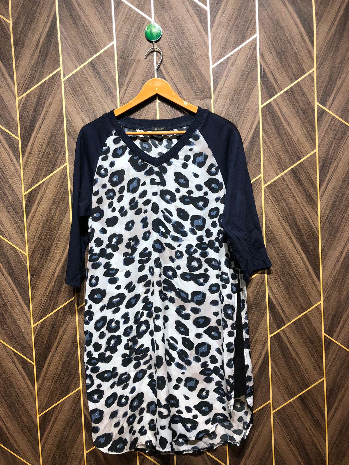 Women Long Shirt Chiffon X Large | Chest 21 | Length 38