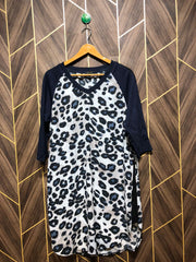 Women Long Shirt Chiffon X Large | Chest 21 | Length 38