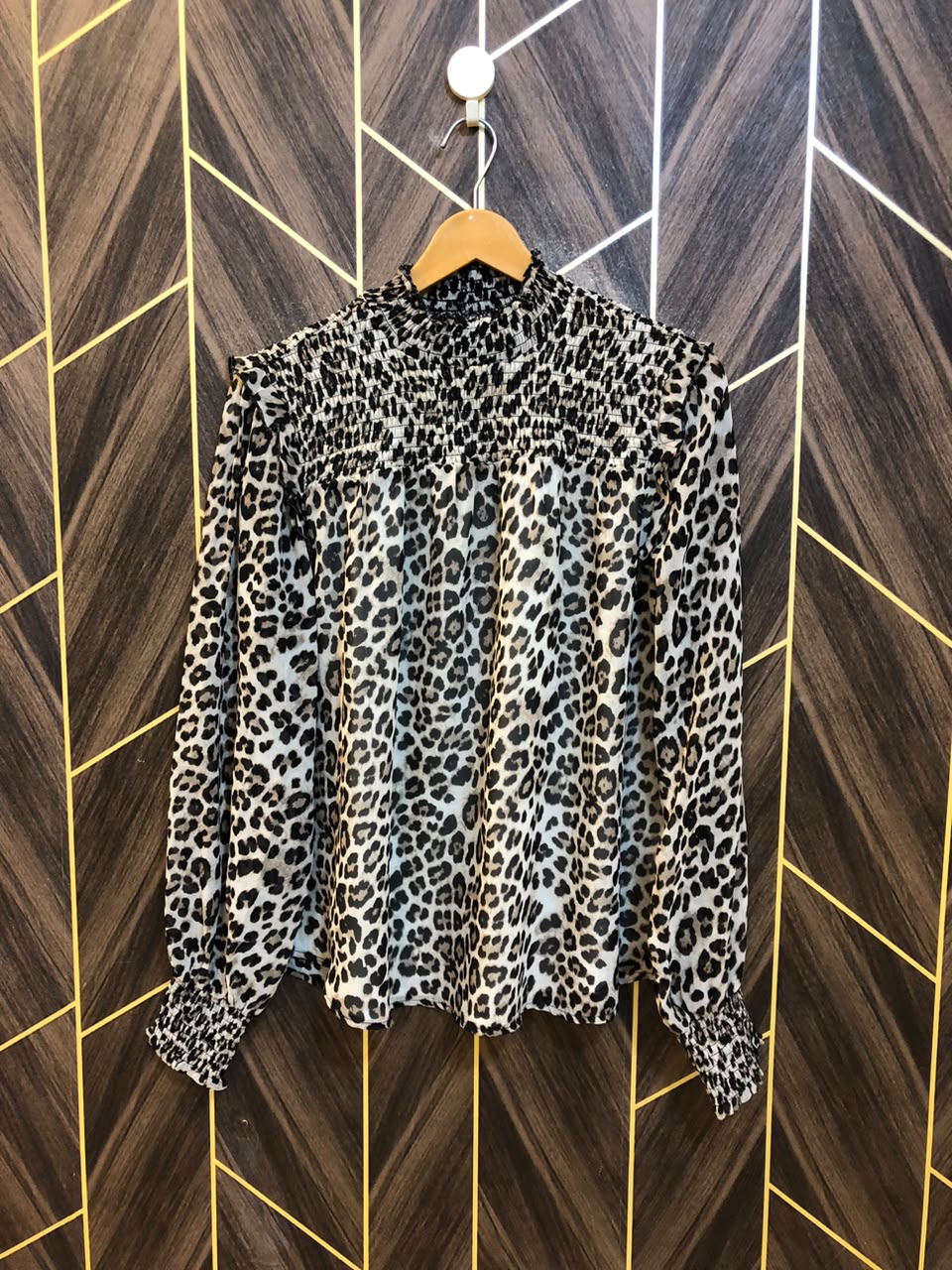 Western Top Chiffon – Large Size (Chest: 20, Length: 26  )