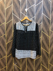 Western Top Chiffon – Small Size (Chest: 18, Length: 26  )