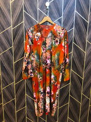 Women Silk Cord Set | Shirt Chest 18 | Shirt Length 38 | Skirt Waist 28 | Skirt Length 40