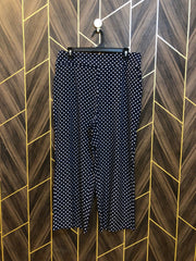 Western Silk Plazo Large | Size Waist 34 | Length 36